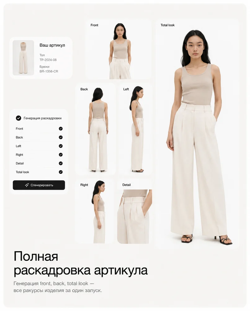 Пример каталога LOOKMERCE